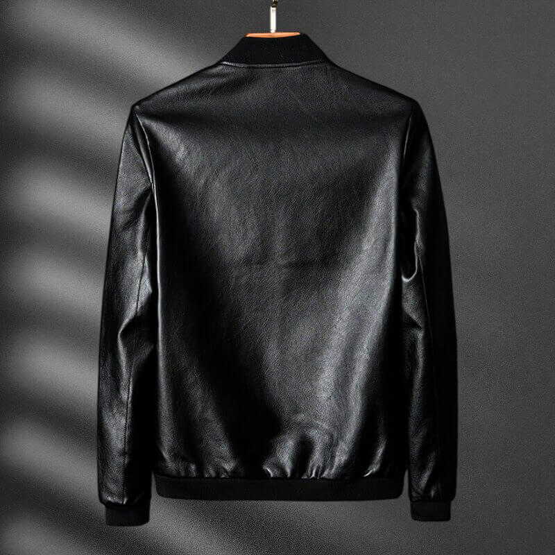 Lorenzo Bellucci Elegant Leather Jacket for a Sophisticated Style