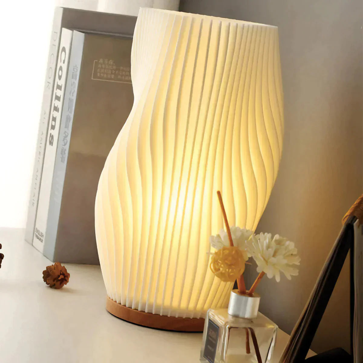Relaxing Ambiance with Wavecrest Serene Lamp