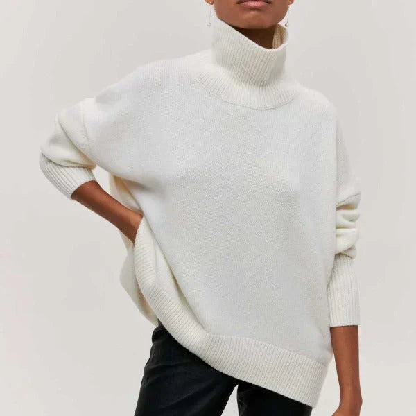 Amandine - Cozy and Stylish Oversized Turtleneck Sweater