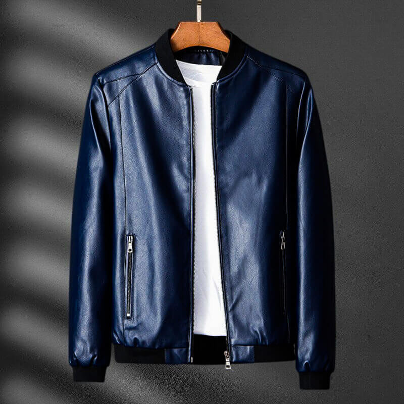 Lorenzo Bellucci Elegant Leather Jacket for a Sophisticated Style