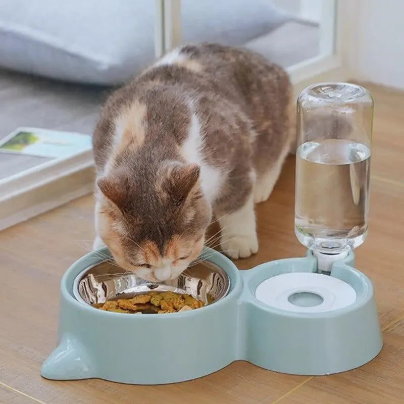 Food Bowl 2-in-1 for Cat and Dog - Double-Sided Feeding Bowl for Comfort and Convenience