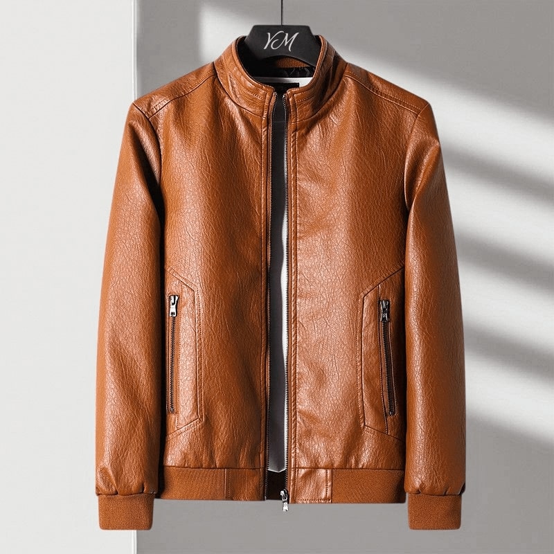 Elegant and Trendy Matteo Verdi Leather Jacket
