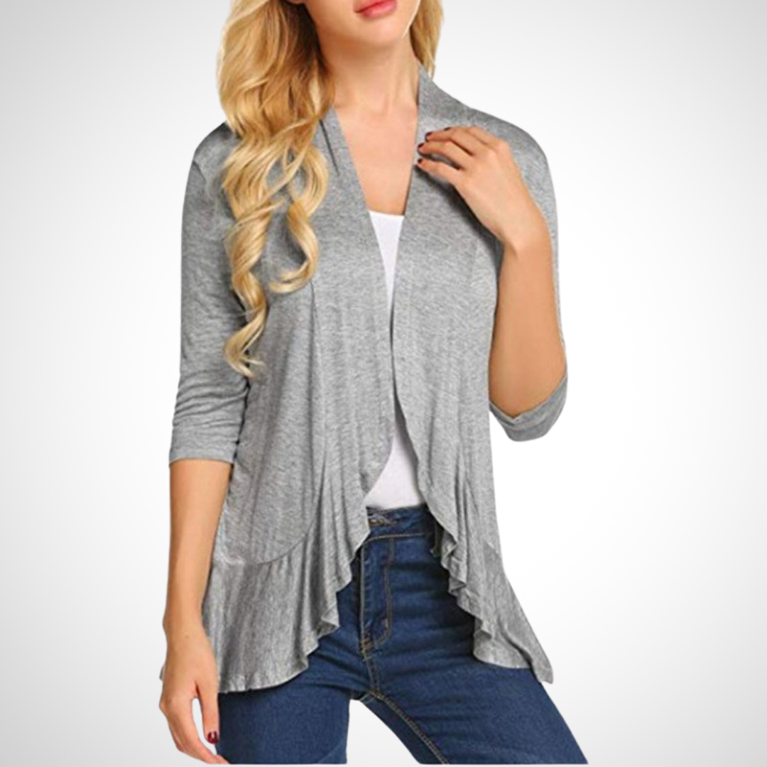 Lightweight Summer Open-Front Cover-Up Cardigan — Effortless Style for Warm Days