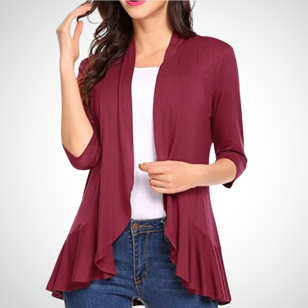 Lightweight Summer Open-Front Cover-Up Cardigan — Effortless Style for Warm Days