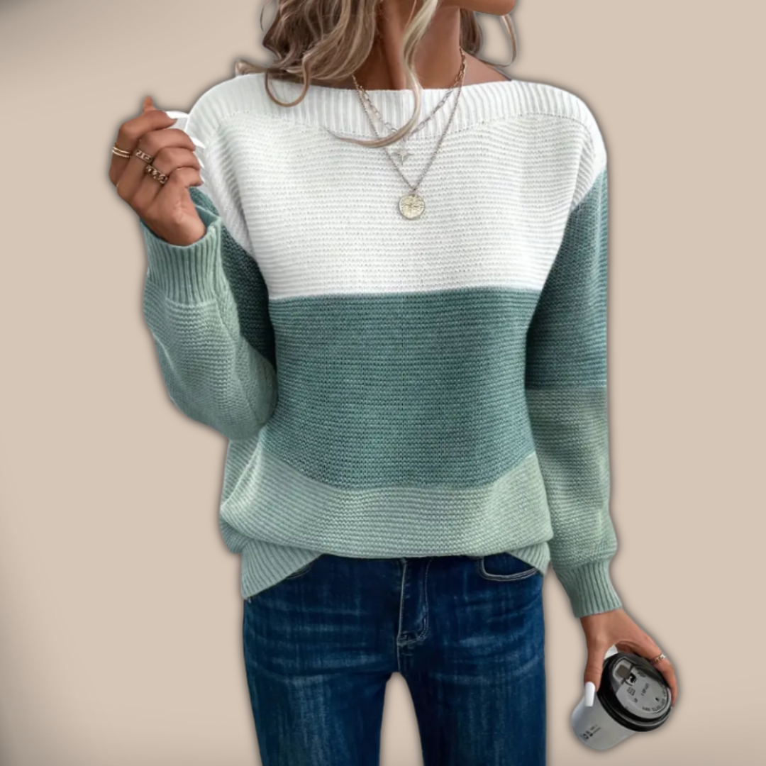 Calista - Elegant long-sleeve pullover for a sophisticated style