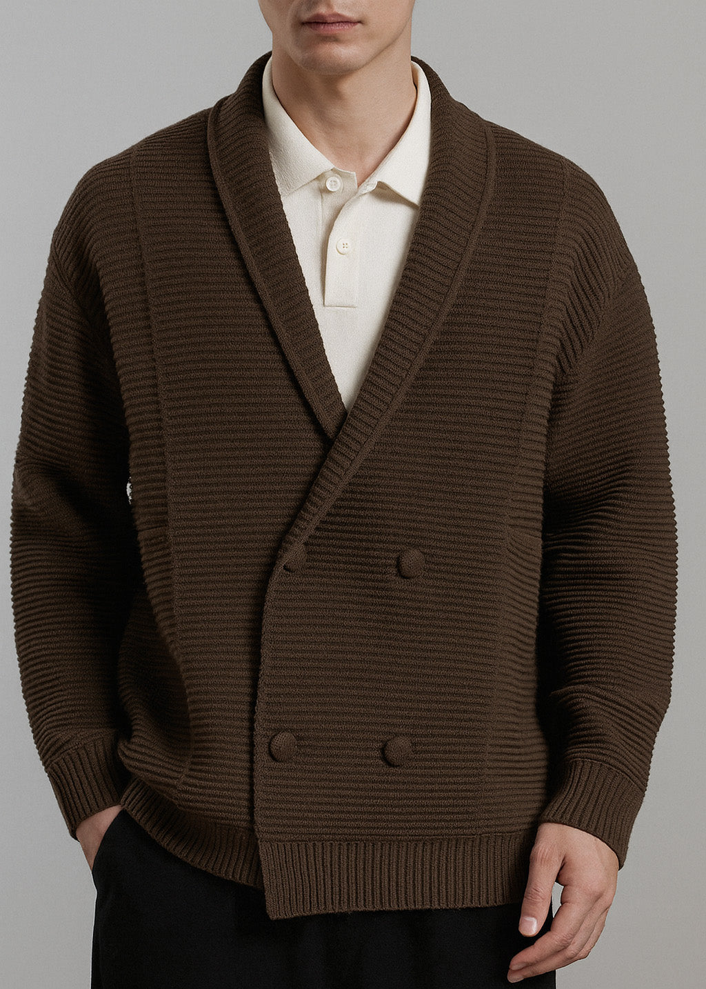Elegant and Comfortable Rowan Double-Breasted Cardigan
