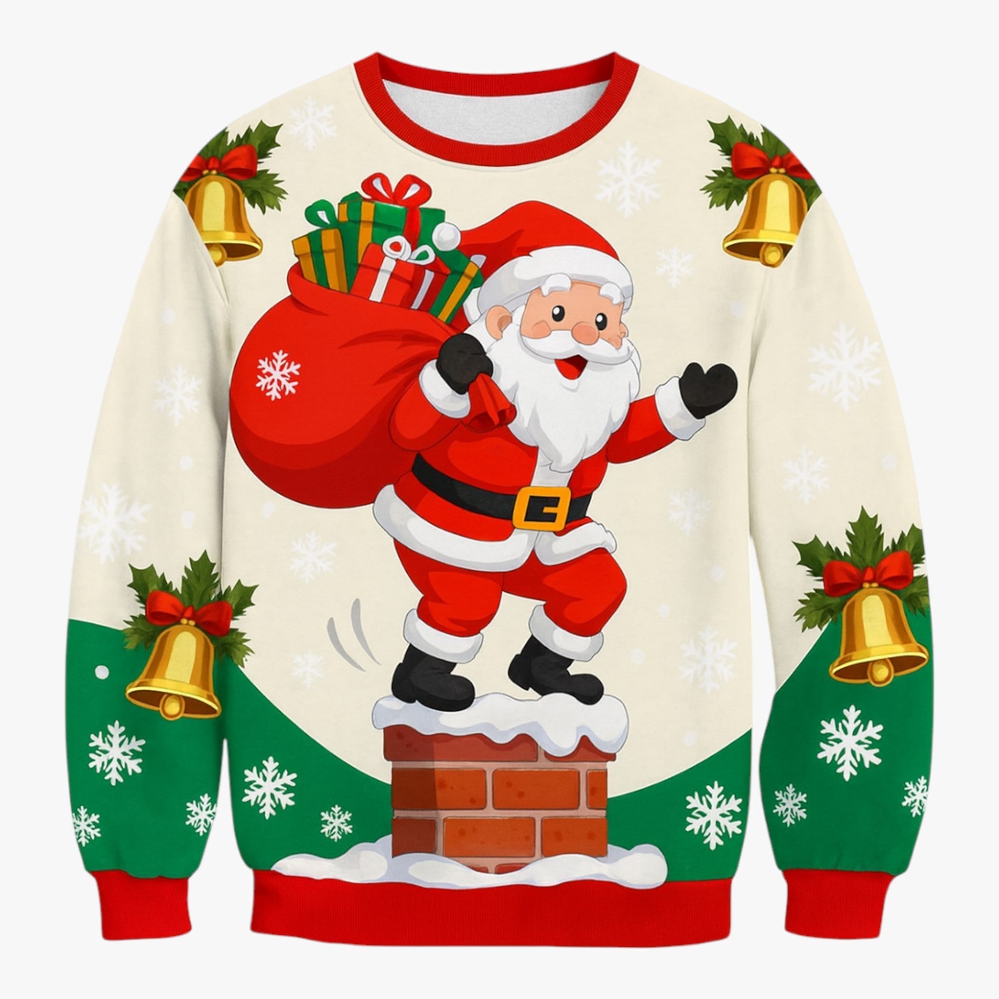 Luxury Fake Christmas Sweater for Men – Perfect for Festive Holidays and Winter Adventures
