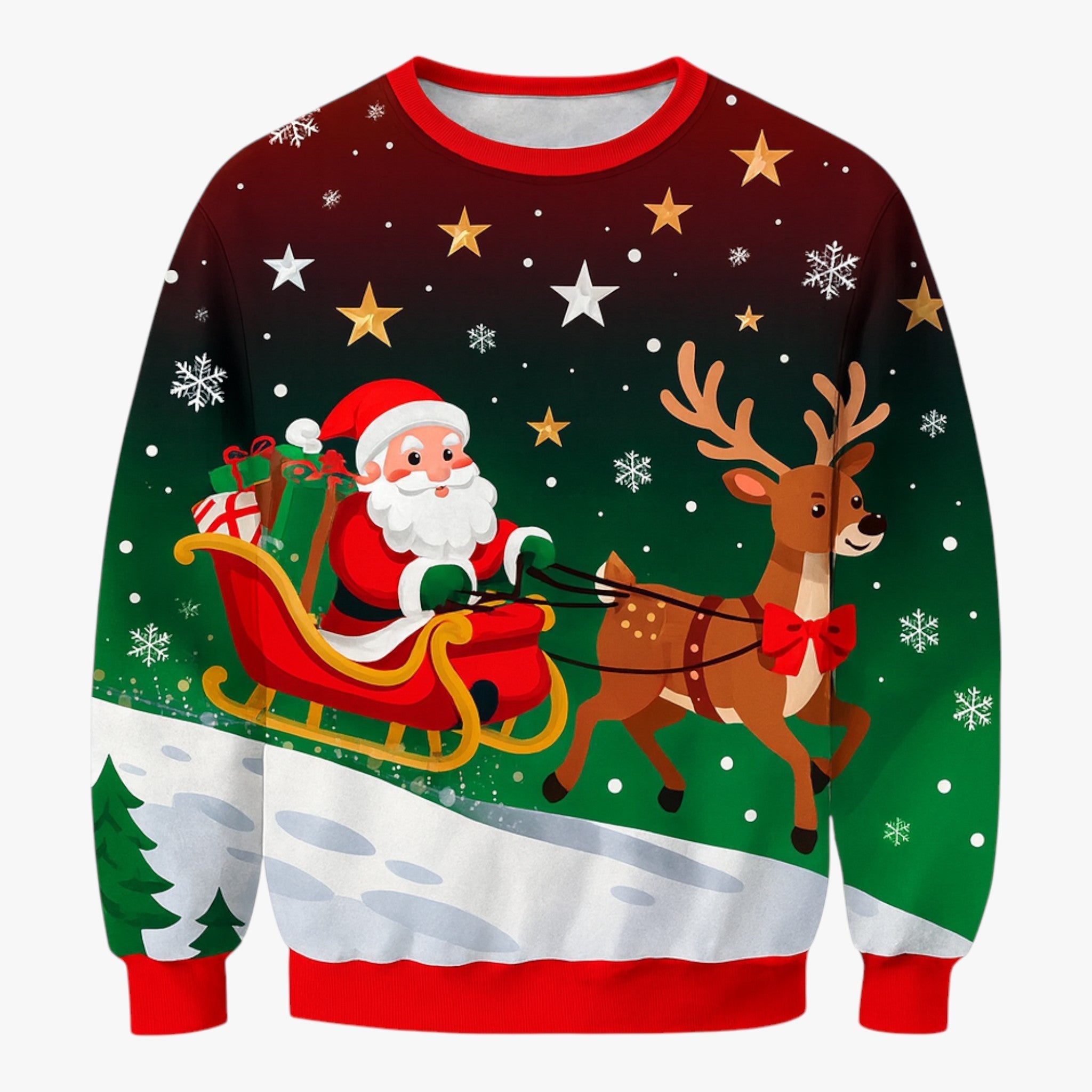 Luxury Fake Christmas Sweater for Men – Perfect for Festive Holidays and Winter Adventures
