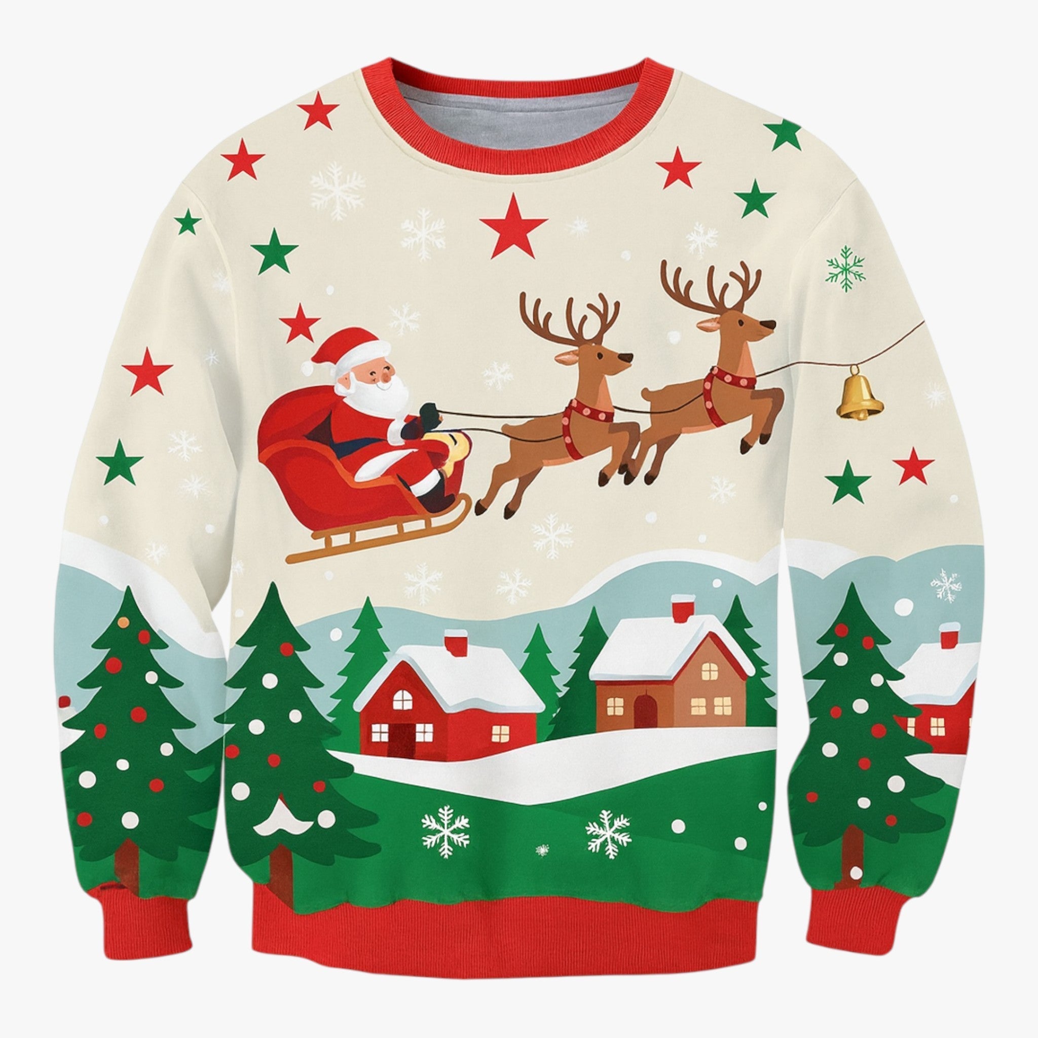 Luxury Fake Christmas Sweater for Men – Perfect for Festive Holidays and Winter Adventures