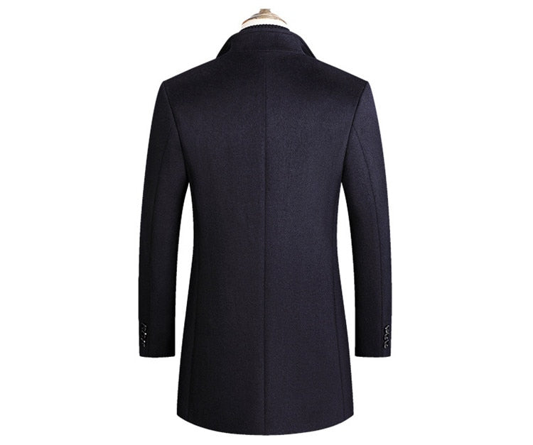 Aurelio | Long Winter Coat with Elegant Style