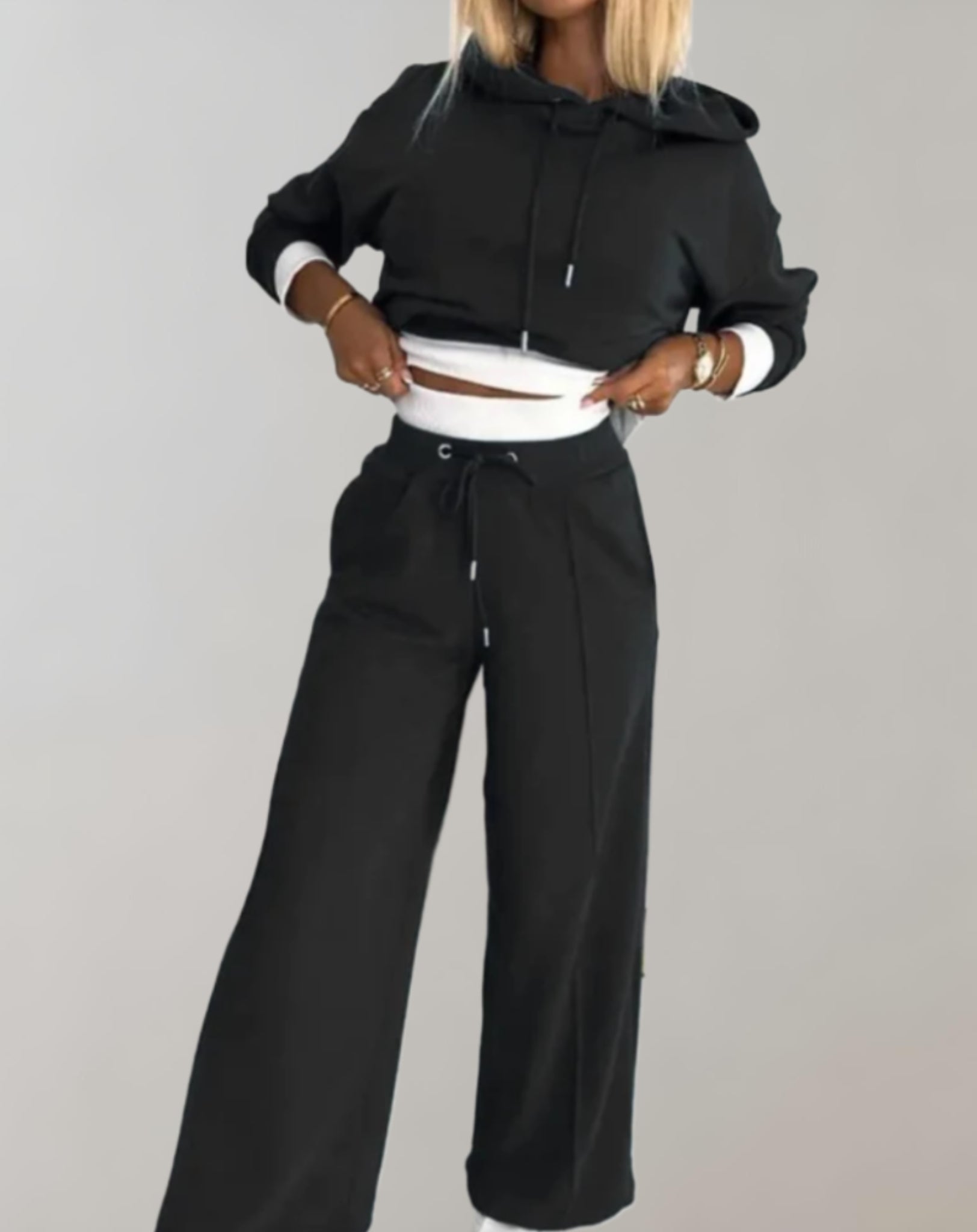 Alice | Casual Smoky Set for Women with Hoodie and Jogging Pants
