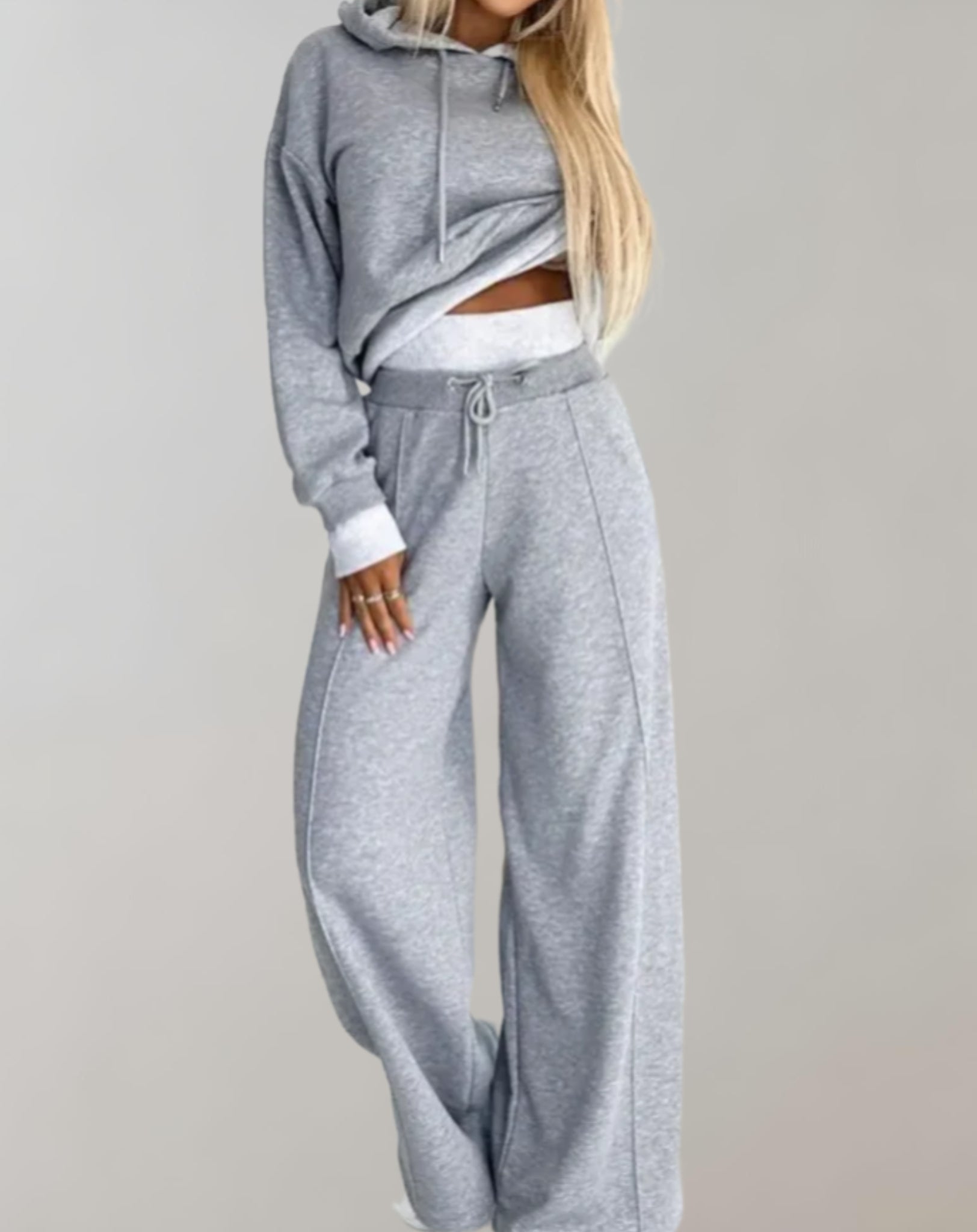 Alice | Casual Smoky Set for Women with Hoodie and Jogging Pants