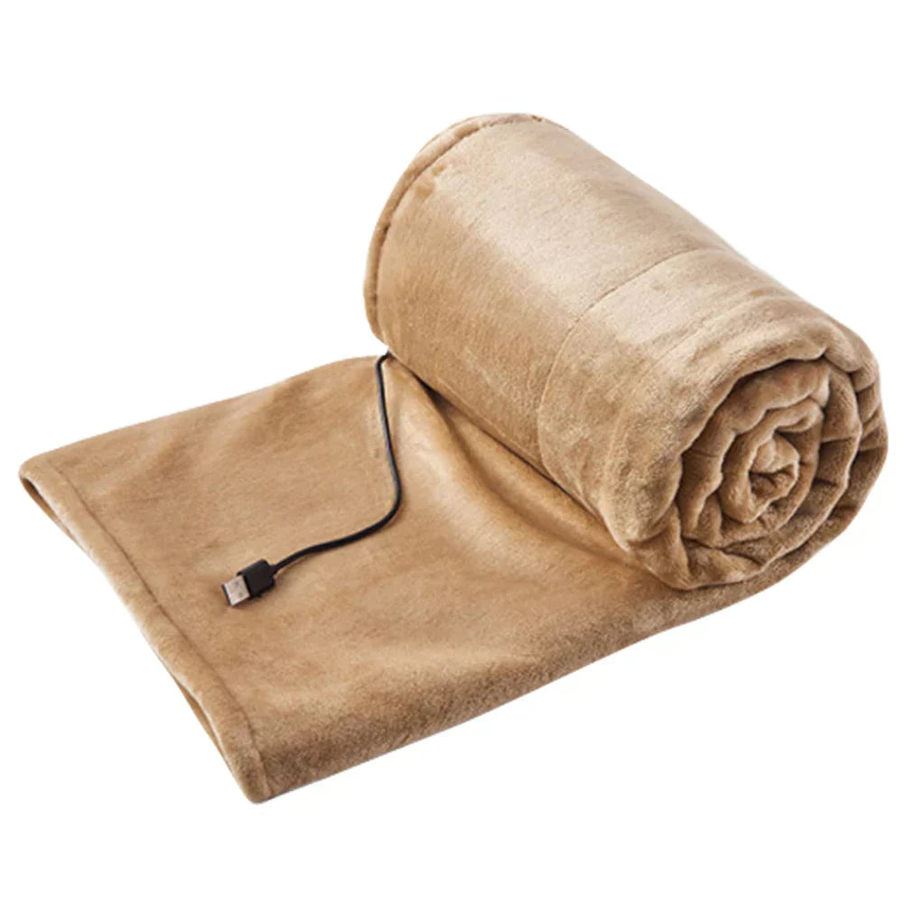 Sweet warmth with CozyHeat Electric Blanket - Soft, Portable, and Adjustable for ultimate comfort with USB connection