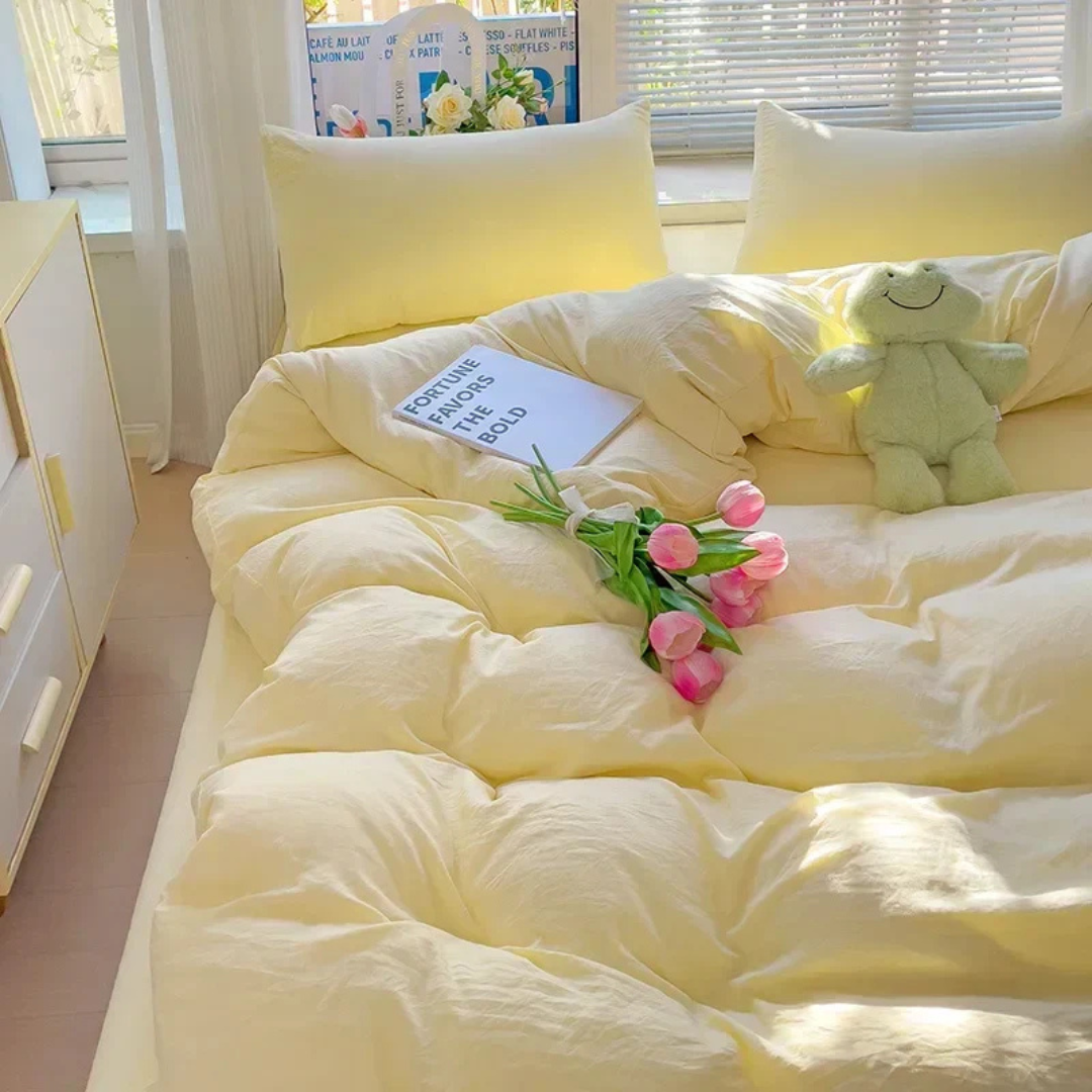 Cura Luxe Bedding 155x220 cm - Soft, Breathable, and Stylish for Ultimate Sleep Comfort