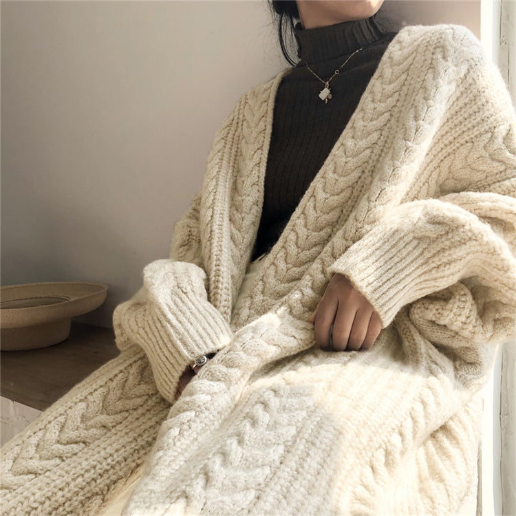 Women's Cozy Chunky Knit Cardigan - Soft, Warm & Stylish