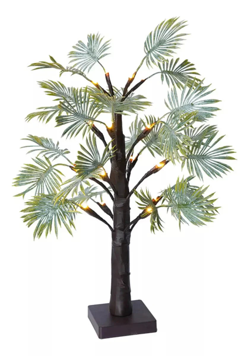 Festive LED Palm Leaf Lights for Enchanting Christmas Decoration