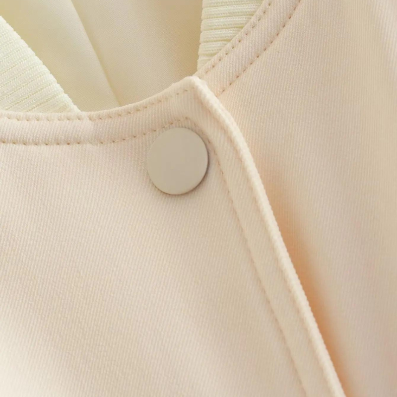 Belle Couture | Stylish Bomber Jacket with Practical Pockets - Regular Fit - Essential for Your Wardrobe