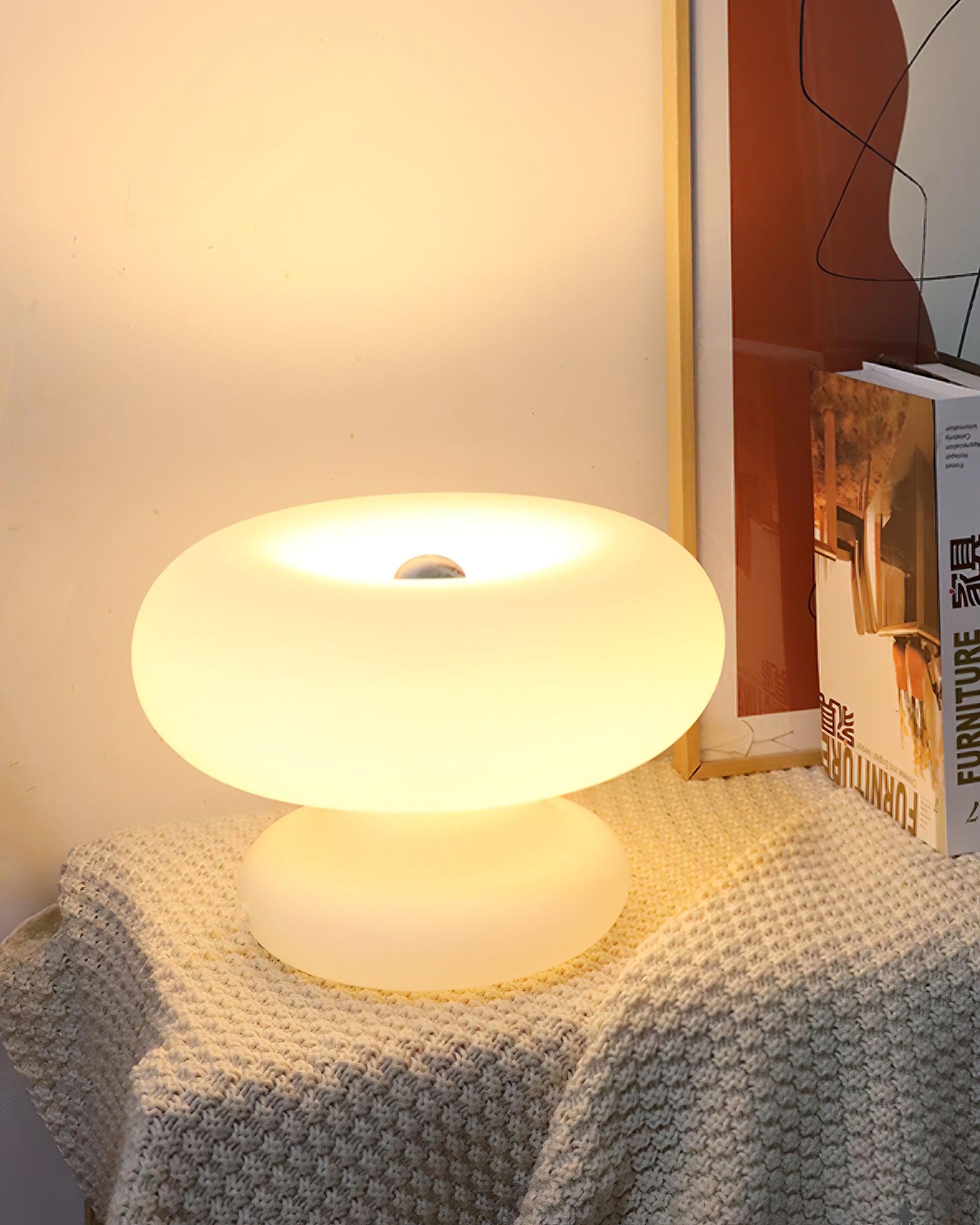 Donut-Shaped Table Lamp – Sweet and Shabby Chic Lighting