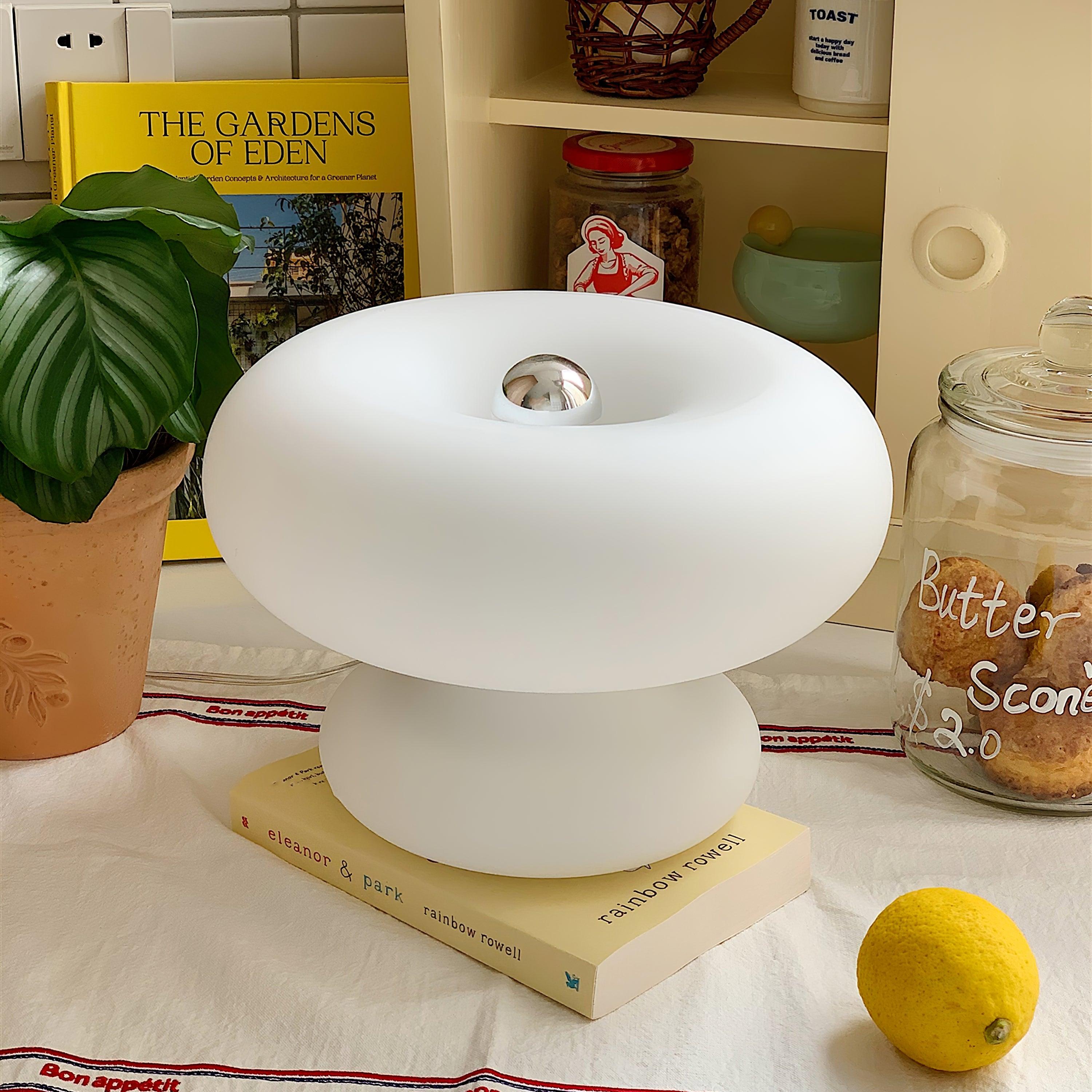 Donut-Shaped Table Lamp – Sweet and Shabby Chic Lighting