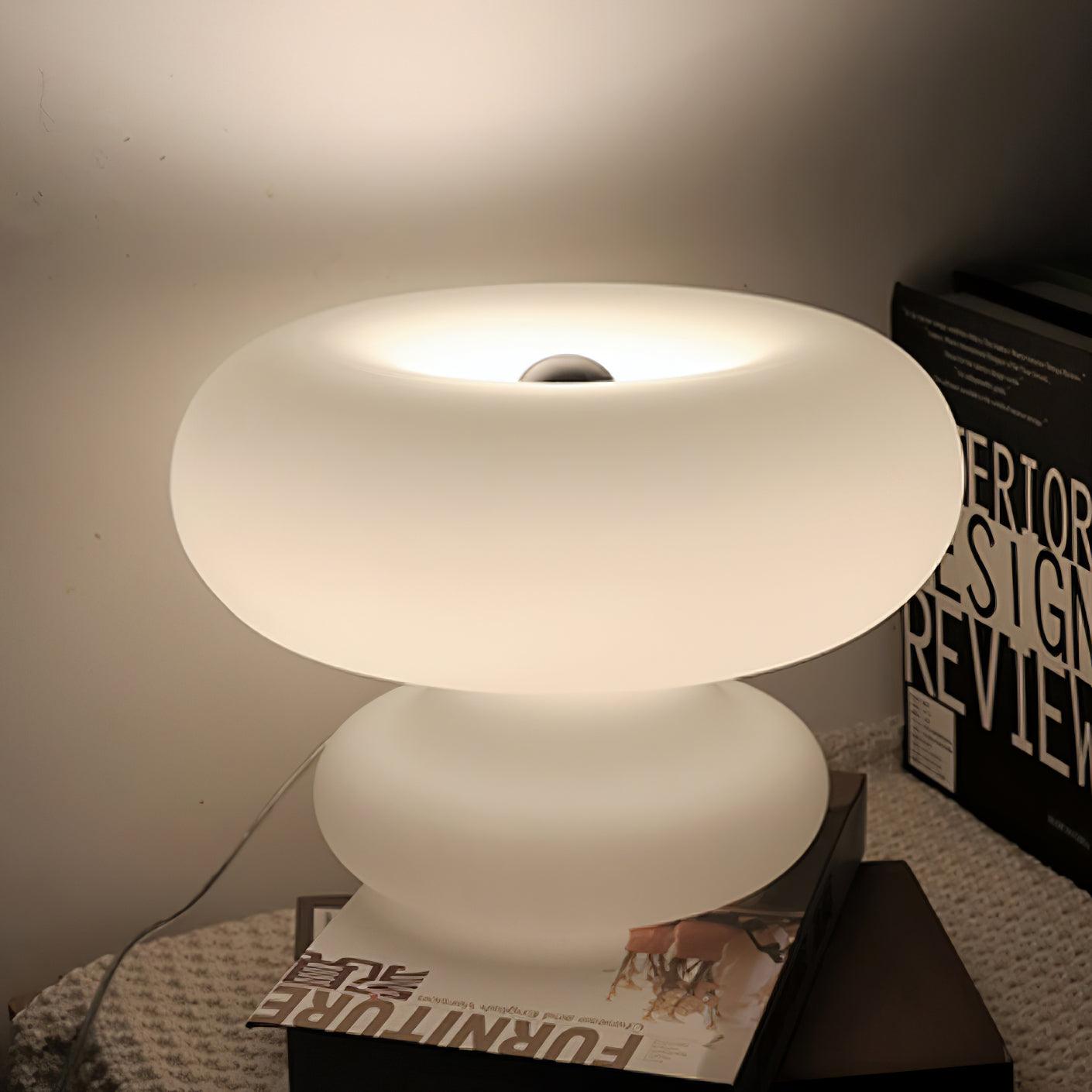 Donut-Shaped Table Lamp – Sweet and Shabby Chic Lighting