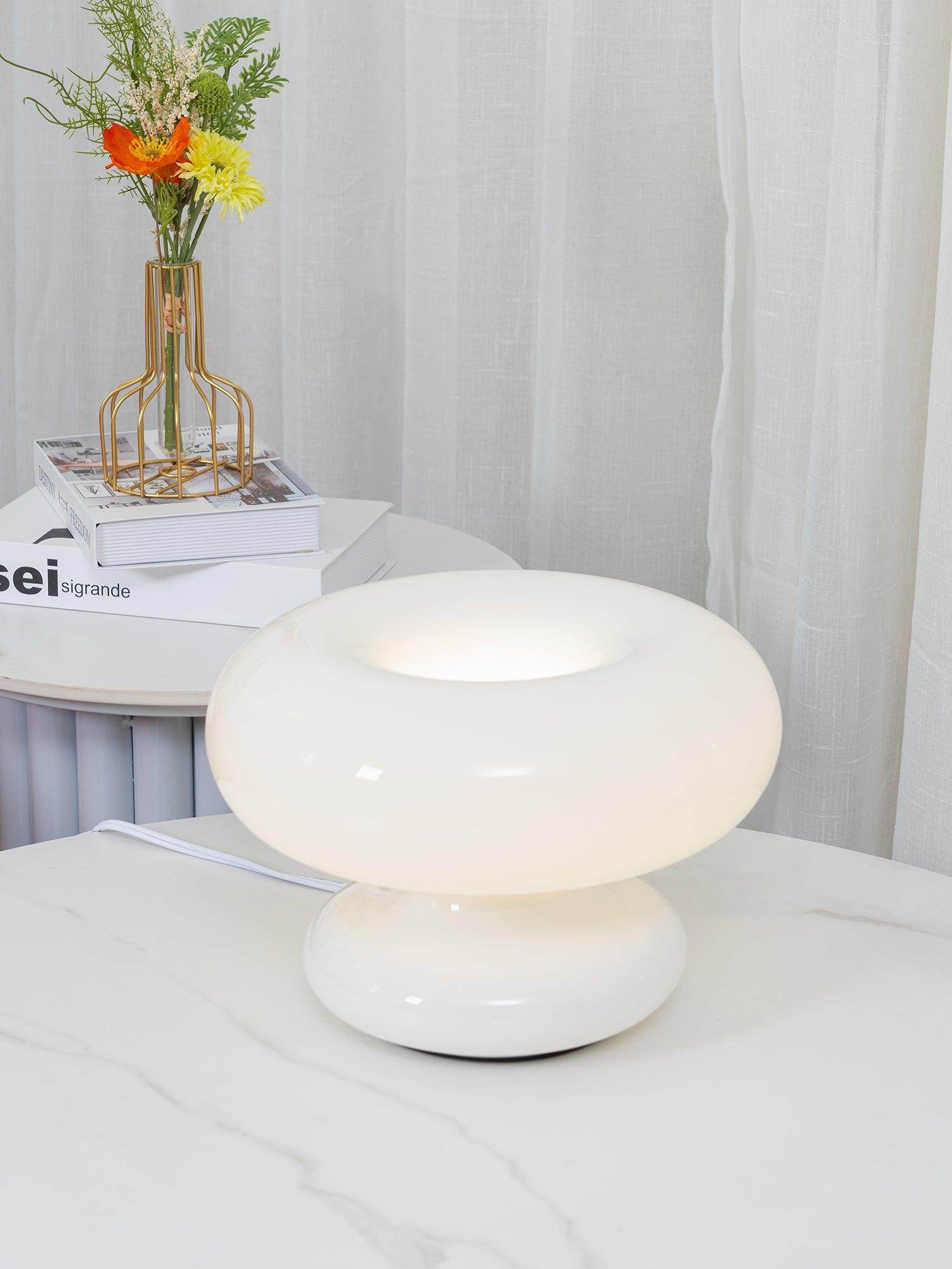 Donut-Shaped Table Lamp – Sweet and Shabby Chic Lighting
