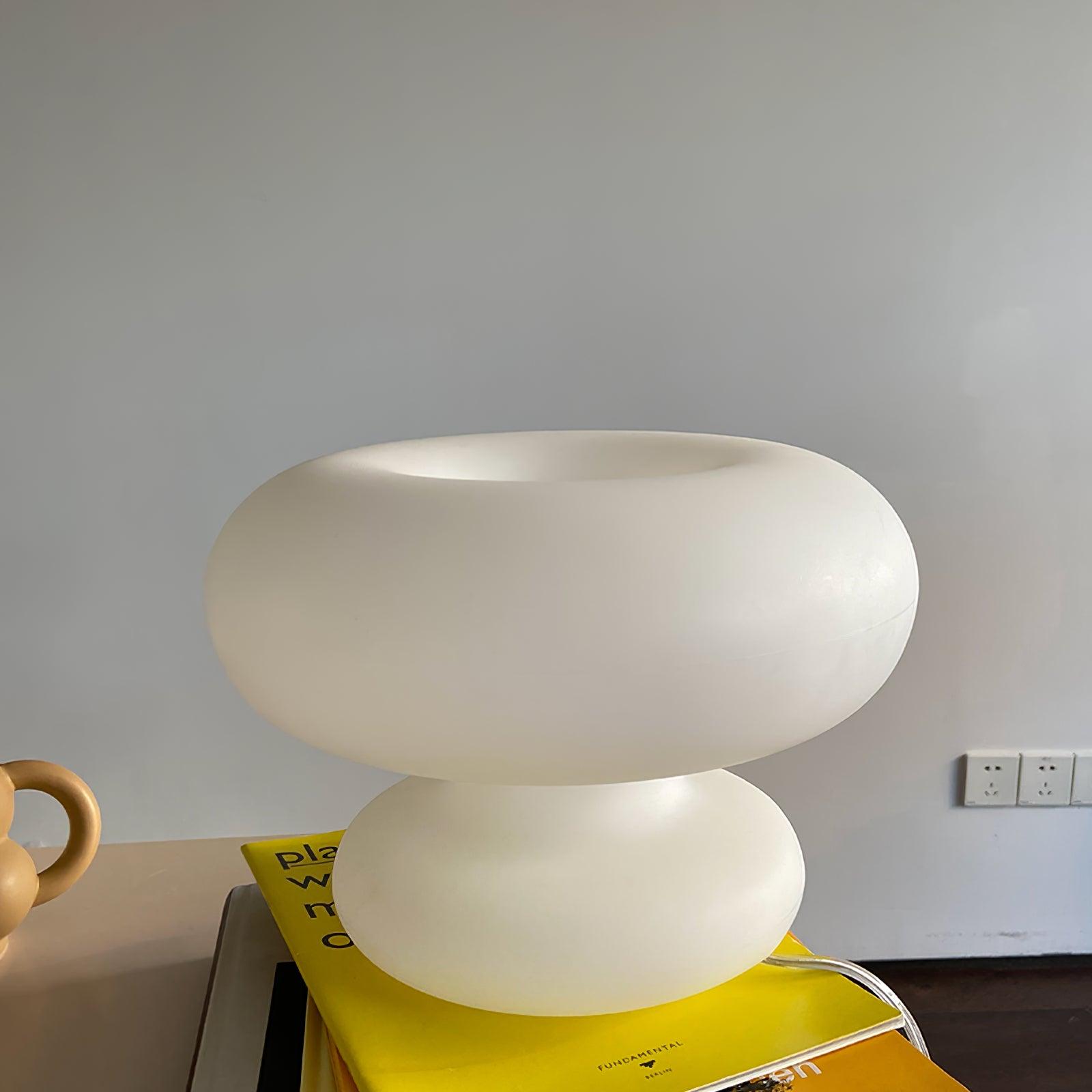 Donut-Shaped Table Lamp – Sweet and Shabby Chic Lighting