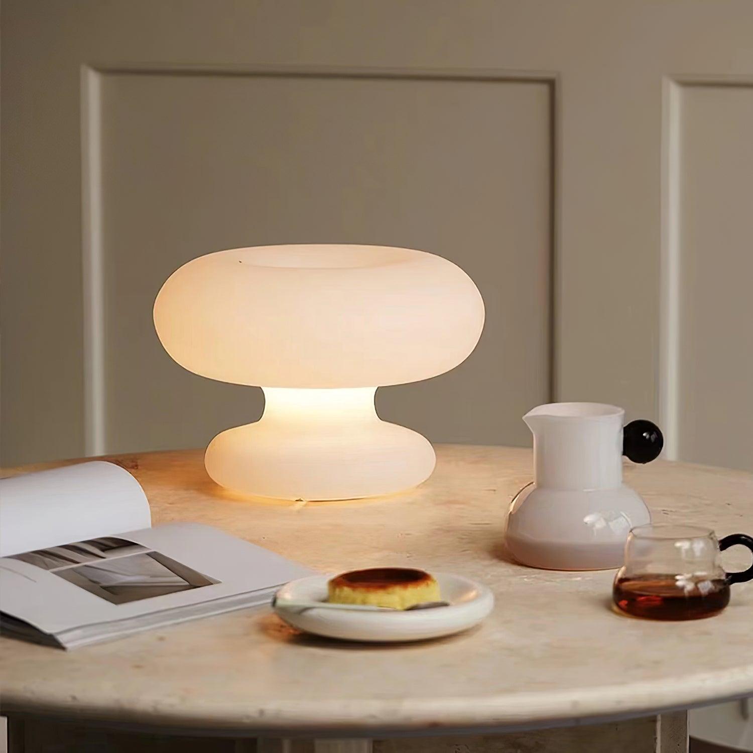 Donut-Shaped Table Lamp – Sweet and Shabby Chic Lighting