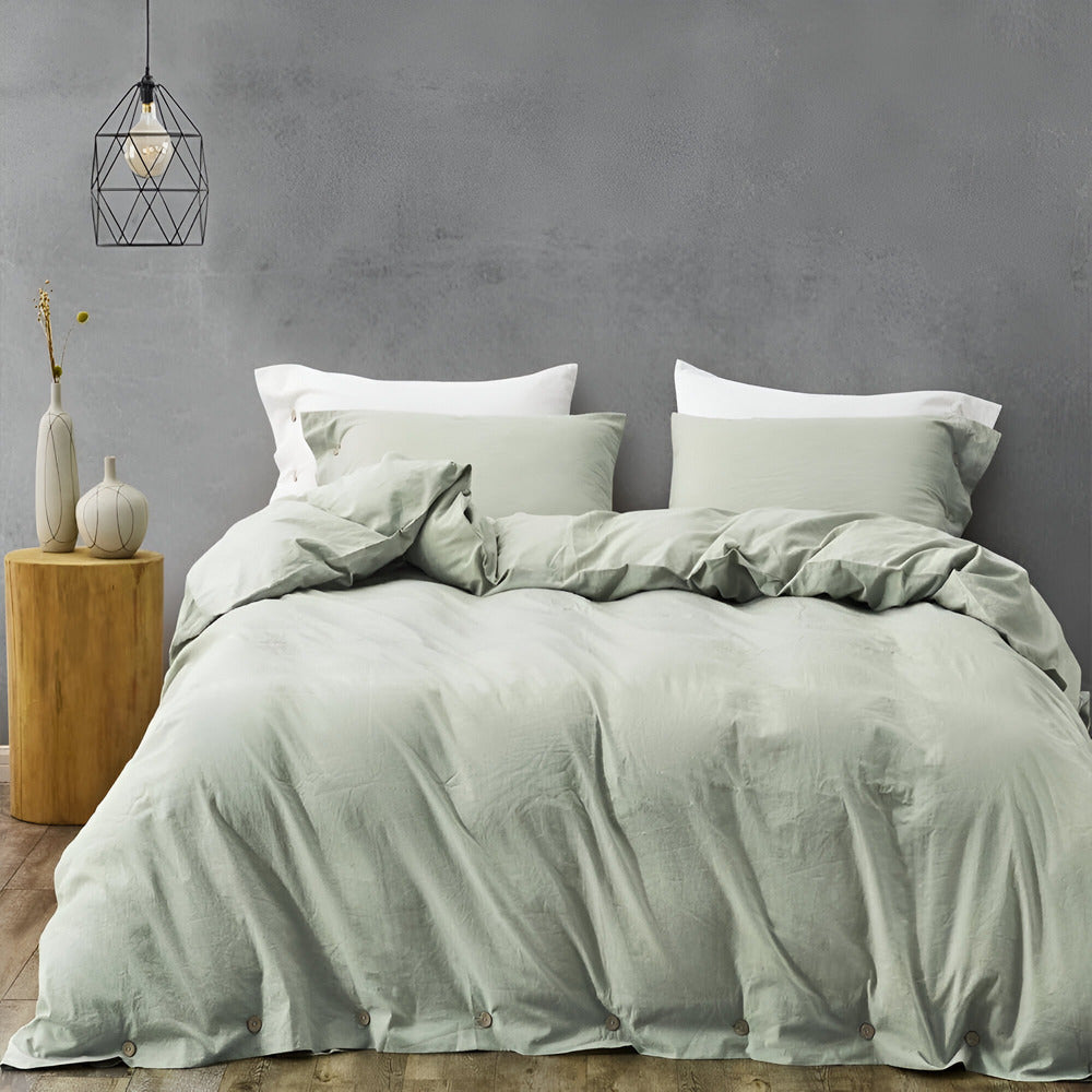 Luxury Cotton Bed Linen Set 135x200 cm with Pillowcases – Soft, Breathable, and Elegant Design
