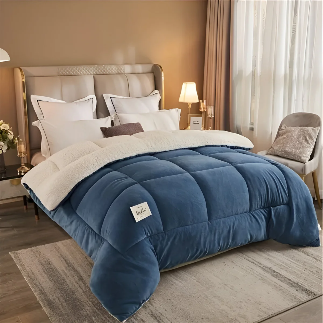 Luxury Fleece Bedding Set 155x220 cm – Ultimate Comfort, Soft and Warm for a Cozy Sleep Party