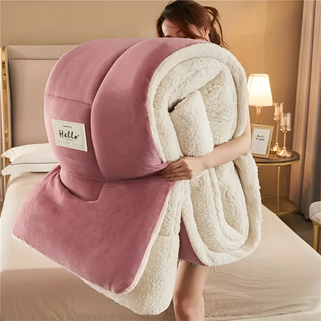Luxury Fleece Bedding Set 155x220 cm – Ultimate Comfort, Soft and Warm for a Cozy Sleep Party