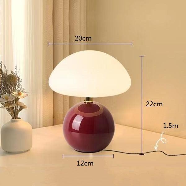 Elegant French Cream Mushroom Lamp for Stylish Lighting