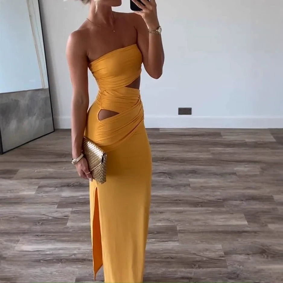 Gema | Wrap Dress with Neckline 3