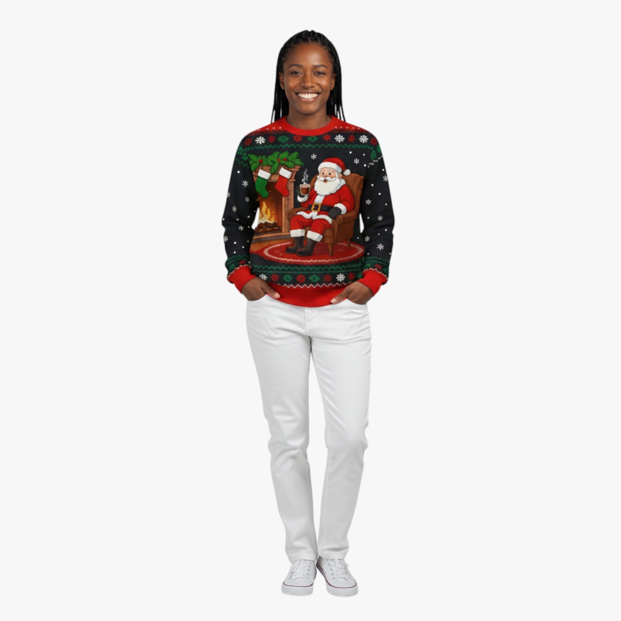 Luxury Fake Christmas Sweater for Men – Perfect for Festive Holidays and Winter Adventures