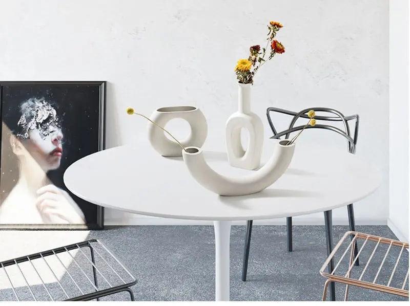 Handmade White Ceramic Vase