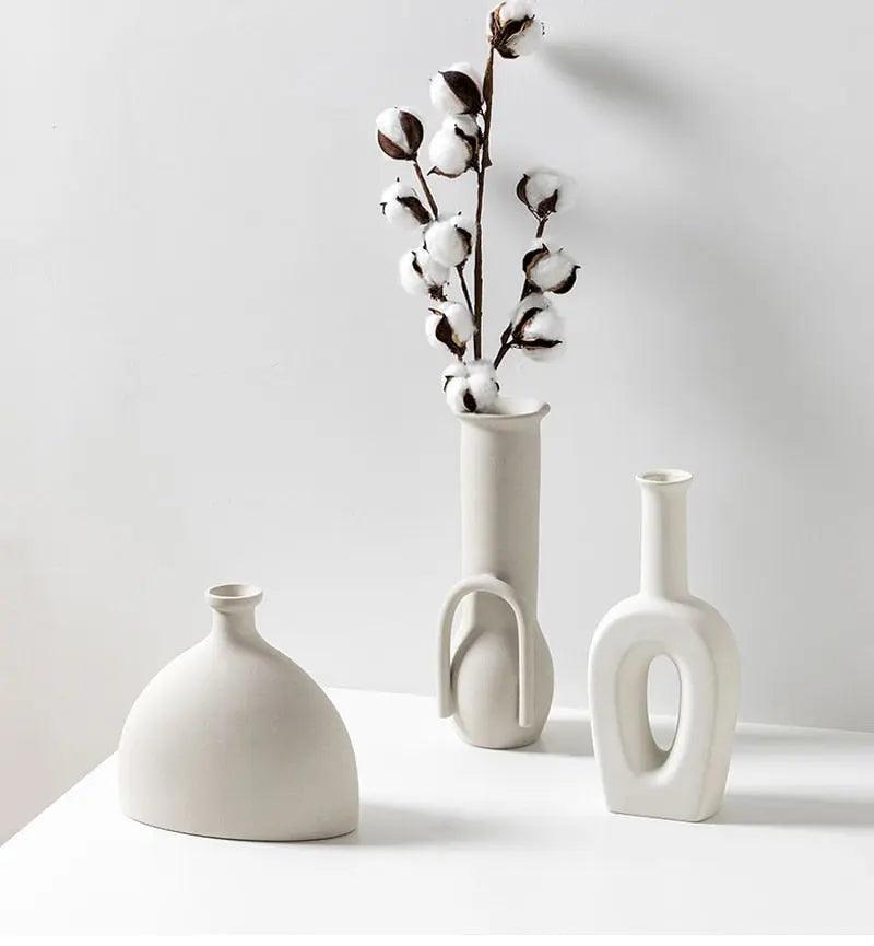 Handmade White Ceramic Vase