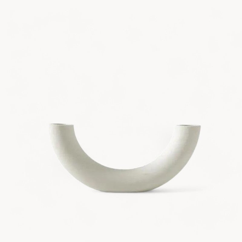 Handmade White Ceramic Vase