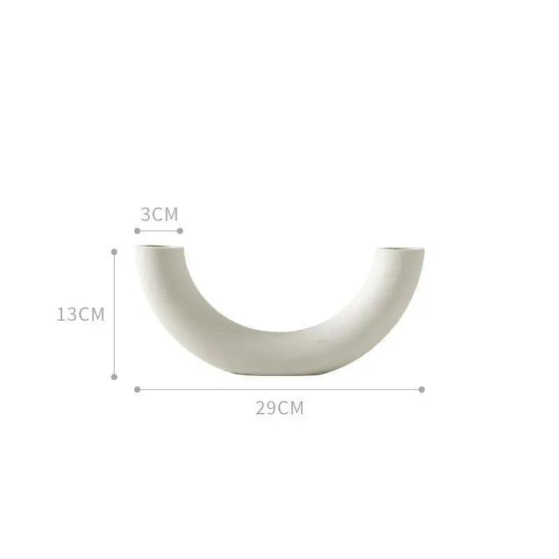 Handmade White Ceramic Vase