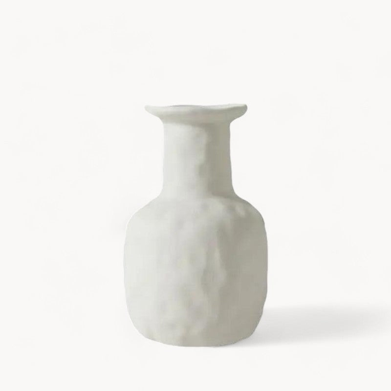 Handmade White Ceramic Vase