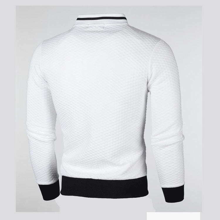 Jonas – Modern Slim Fit Zip-Up Sweater for Stylish Comfort