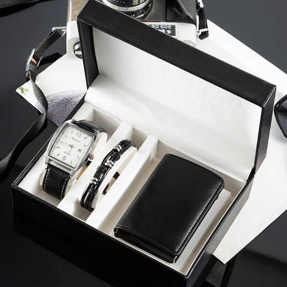 Modern and luxurious wristwatch set for a stylish look