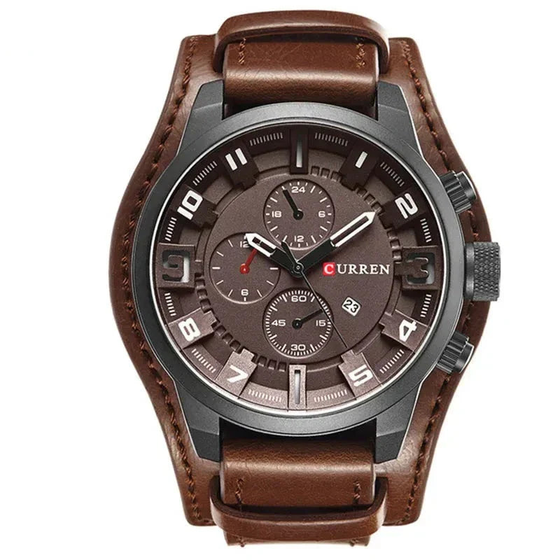 Military-resistant watch ideal for sports and outdoor activities