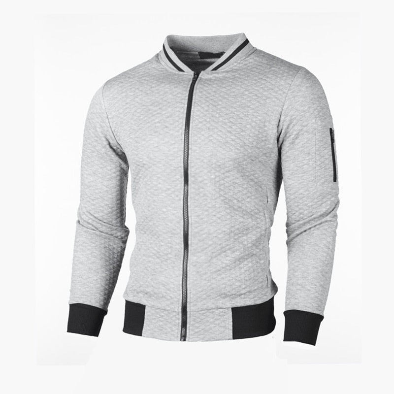 Jonas – Modern Slim Fit Zip-Up Sweater for Stylish Comfort