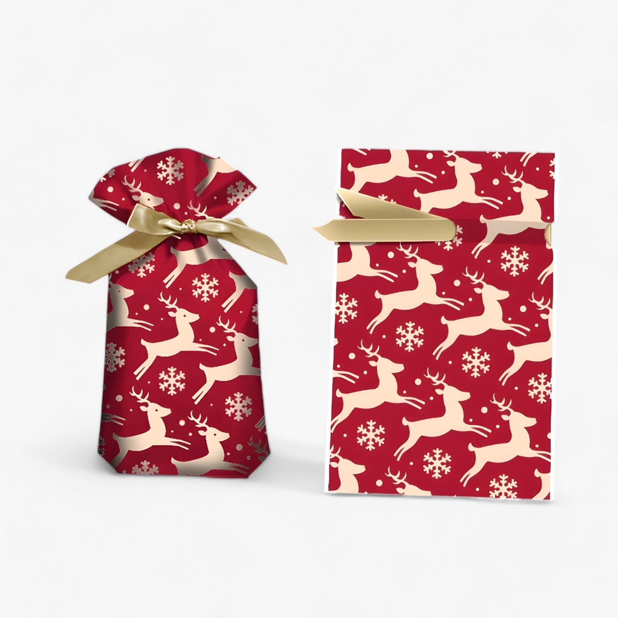Father Christmas Santa – Festive Christmas Candy Bag for Perfect Gift Wrapping