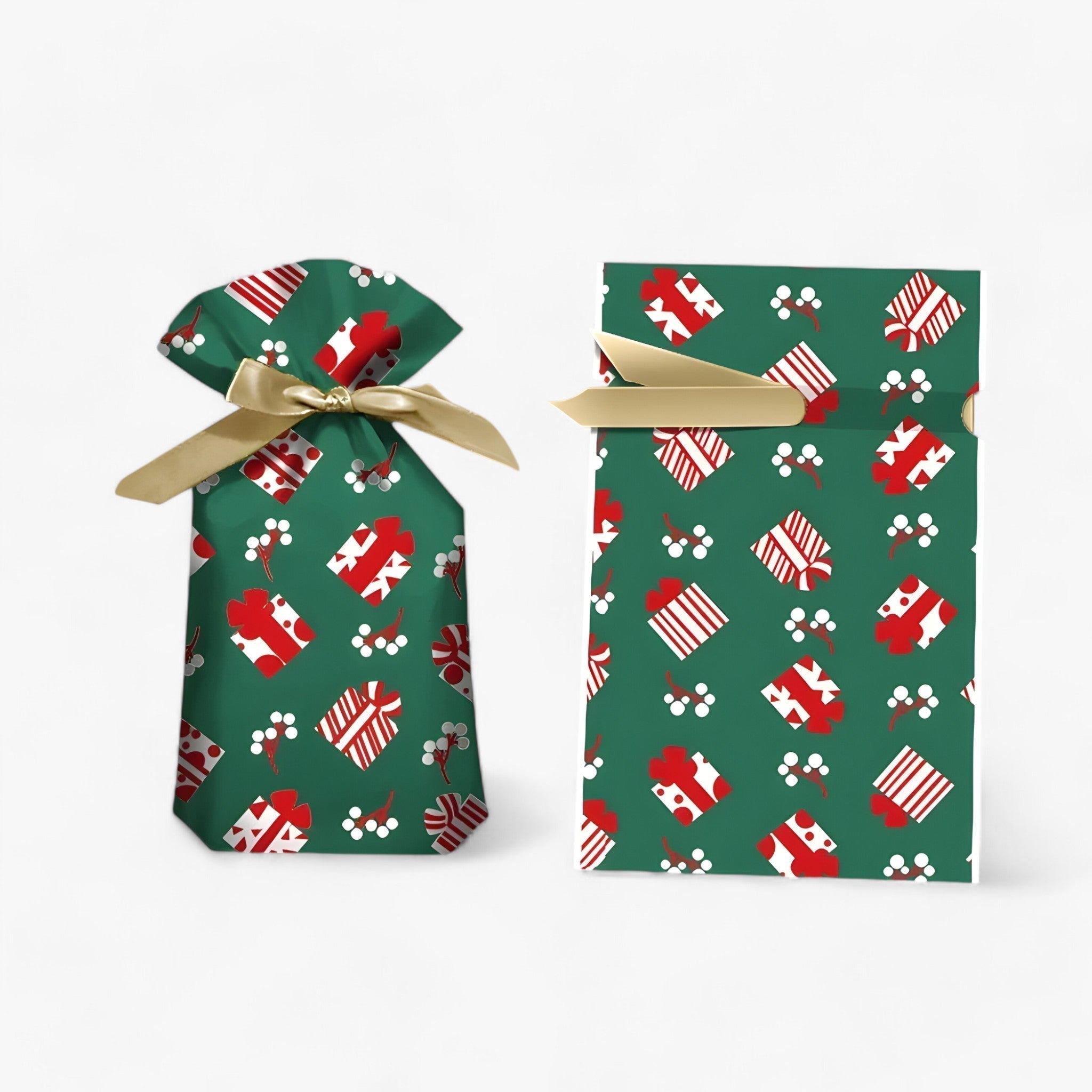 Father Christmas Santa – Festive Christmas Candy Bag for Perfect Gift Wrapping