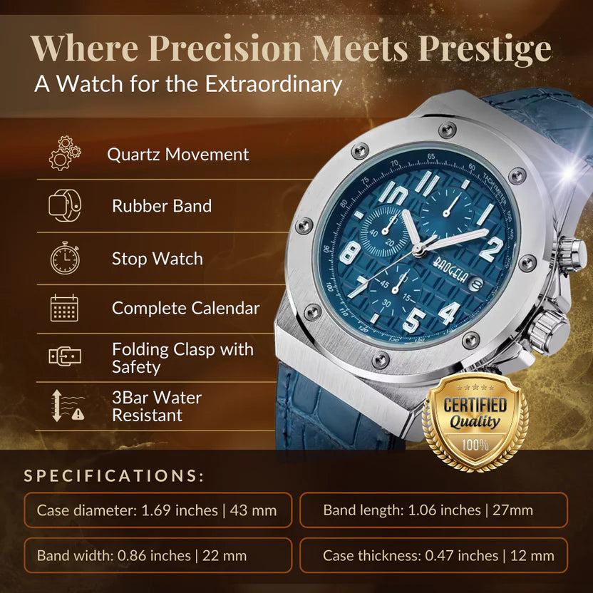 Casual Elegance Chronograph Watch