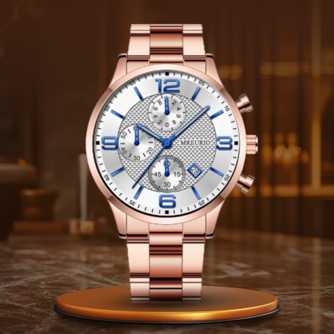Elegant and luxurious watch for businessmen