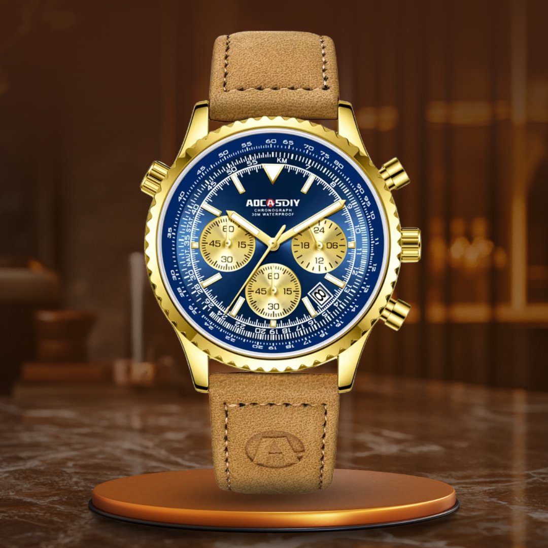 Watch with elegant and sophisticated chronograph design – pure luxury