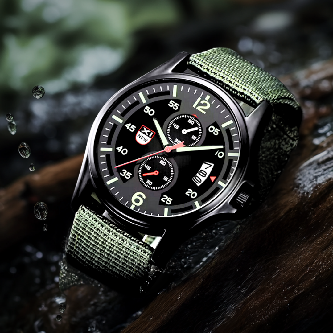 Quartz Sport and Military Watch for a Dynamic and Durable Style