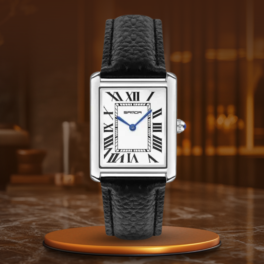 Elegant Square Watch for Couples