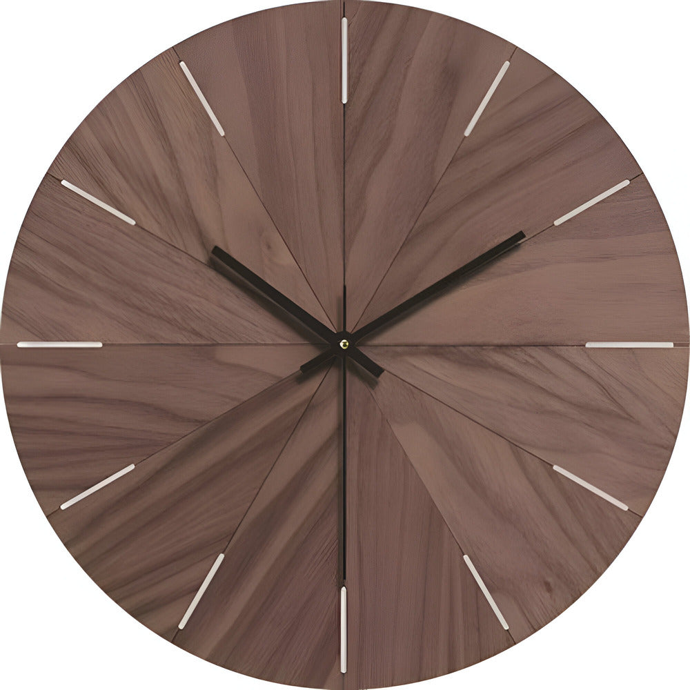 Arista - Elegant minimalist wooden wall clock for a modern look